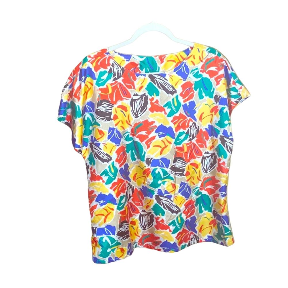 🦬VNTG JUDY BOND floral blouse size 14